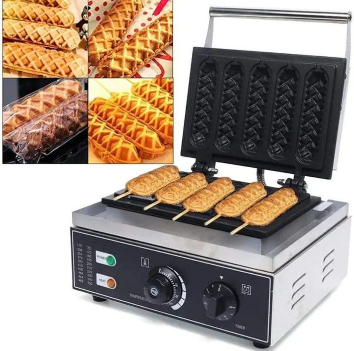 Vaflinitsa vaflenitsa banan va morojni vaflisi uchun tayorlash uskuna