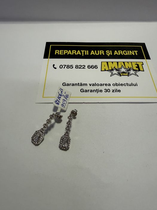 Cercei cu pietre (vl) star amanet