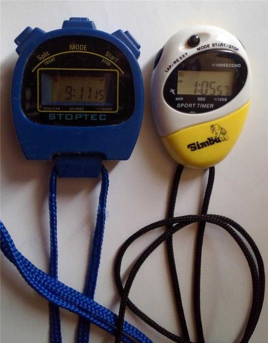 2 cronometre sportive, vechi, functionale