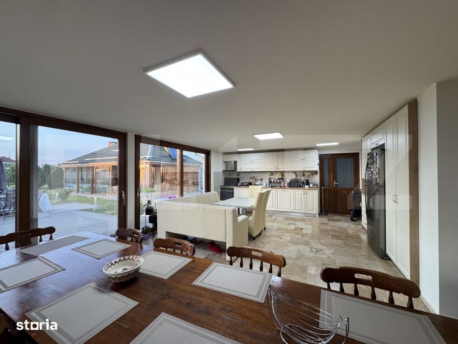 Casa P+E1+M, 255 mp utili, piscina, toate utilitatile, Braniste