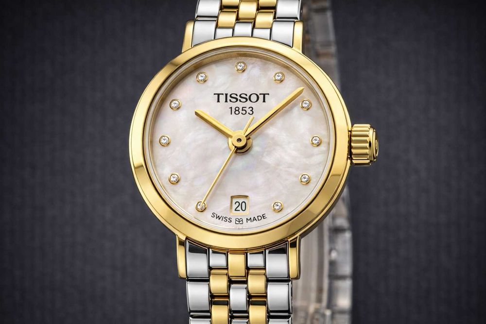 Tissot Flamingo Ceas Dama Safir Swiss Made Nou Cutie Factura Garantie