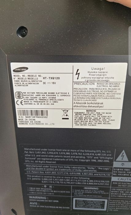 Sistem audio 5.1 Samsung HT-TXQ120