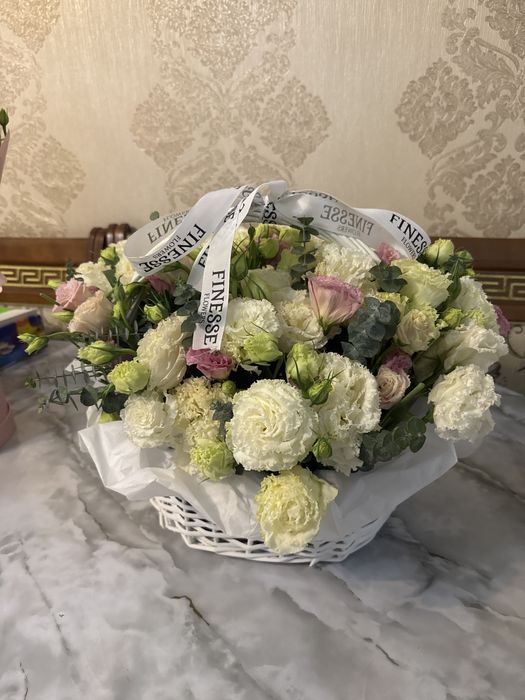 Очень красивый букет эустом