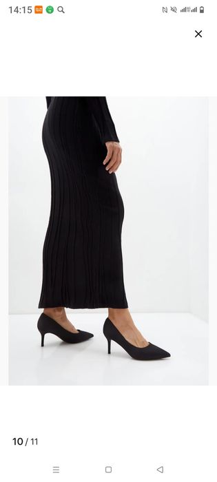 Туфли черные , кожаные