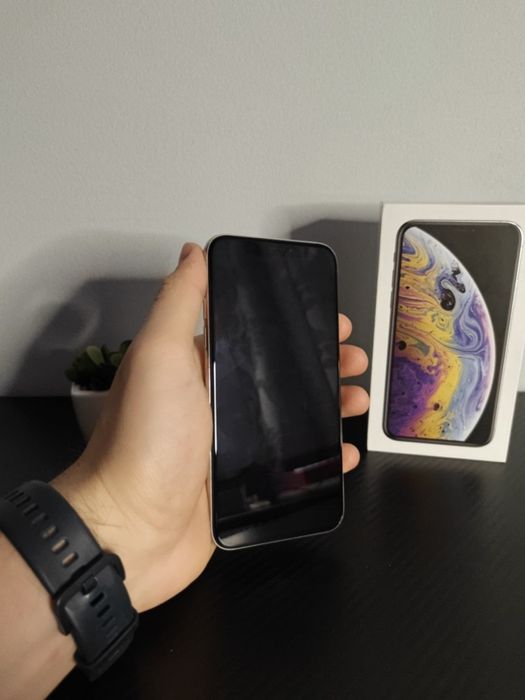 iPhone Xs, Silver 256GB - în Condiție Excelentă!