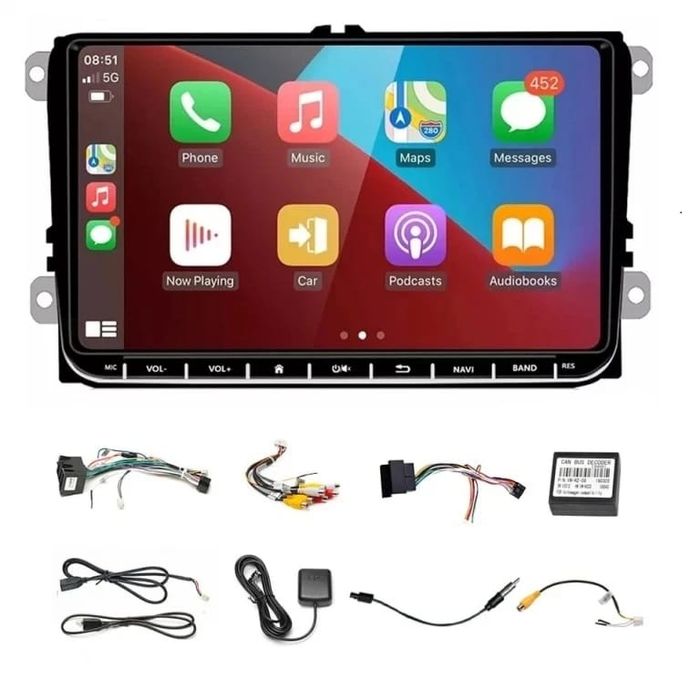 Navigatie android 15, 4GB RAM, golf 5 6 passat polo skoda seat