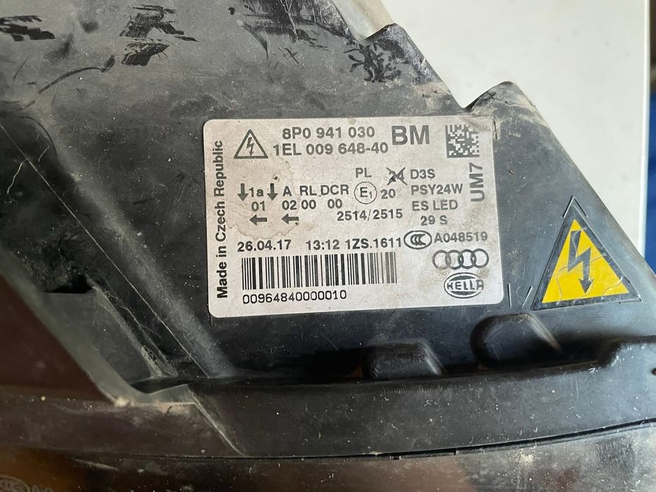 Bara audi a3 S-line, face lift , farfuri bixenon