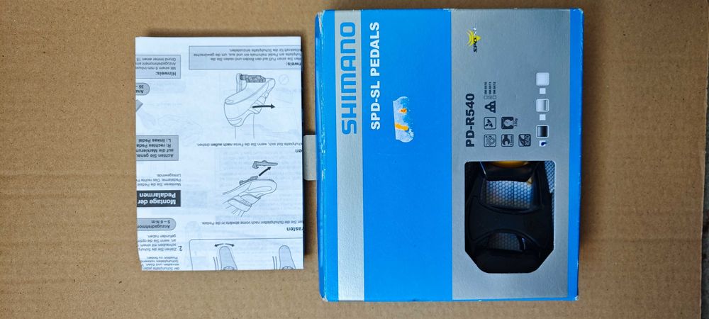 Продавам педали SPD Shimano PD-R540, нови с опкаовка