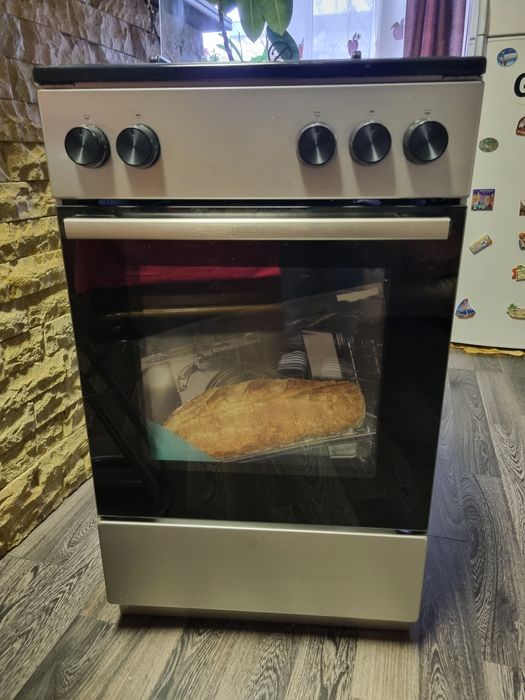 Aragaz 50cm cu cuptor pe gaz inox Gorenje