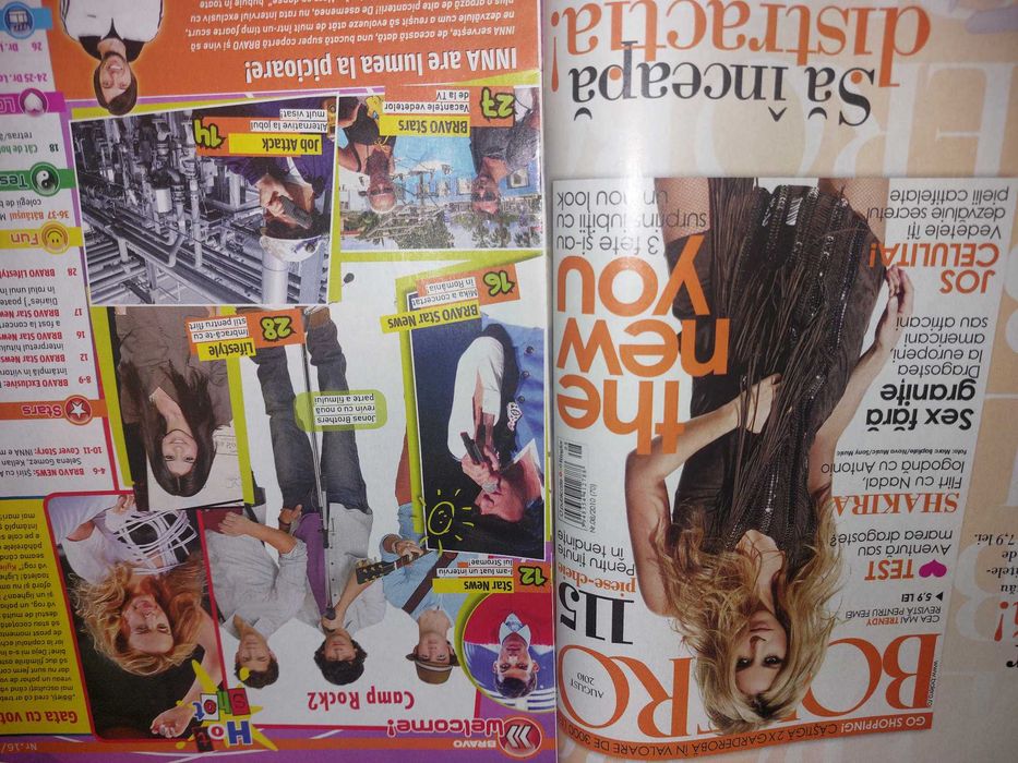 Revista Bravo Romania cu Inna pe coperta
