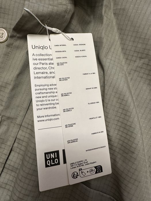 Рубашка Uniqlo летняя