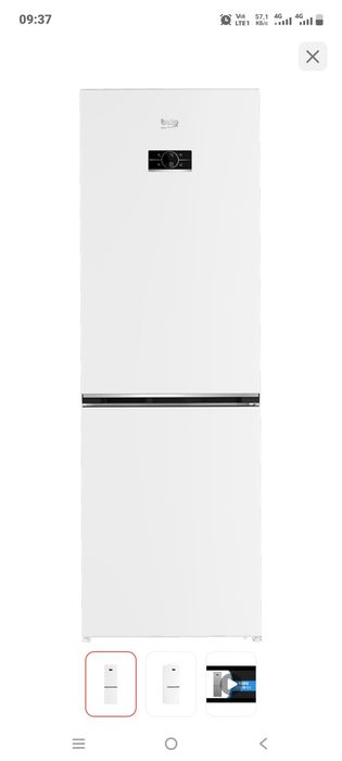 Холодильник BEKO B3RCNK362HW белый