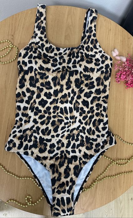 Дамски цял бански в леопардов принт