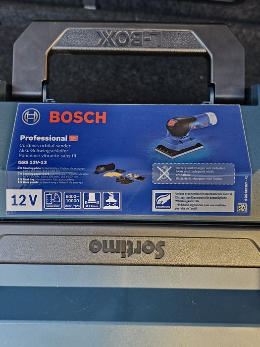 Slefuitor profesional Bosch, 12 V GSS 12V- 13, NOU