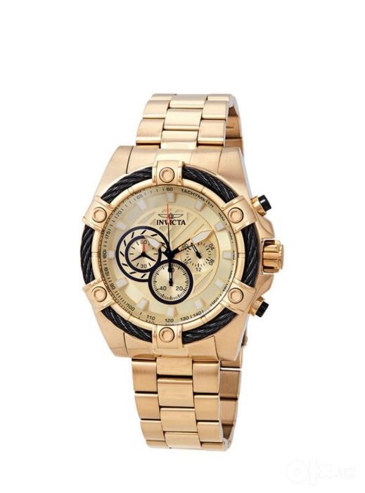 Оригинальные часы Invicta Bolt Chronograph 25515 Gold