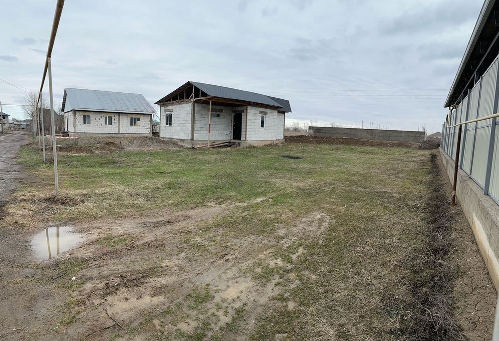 Участок с времянкой