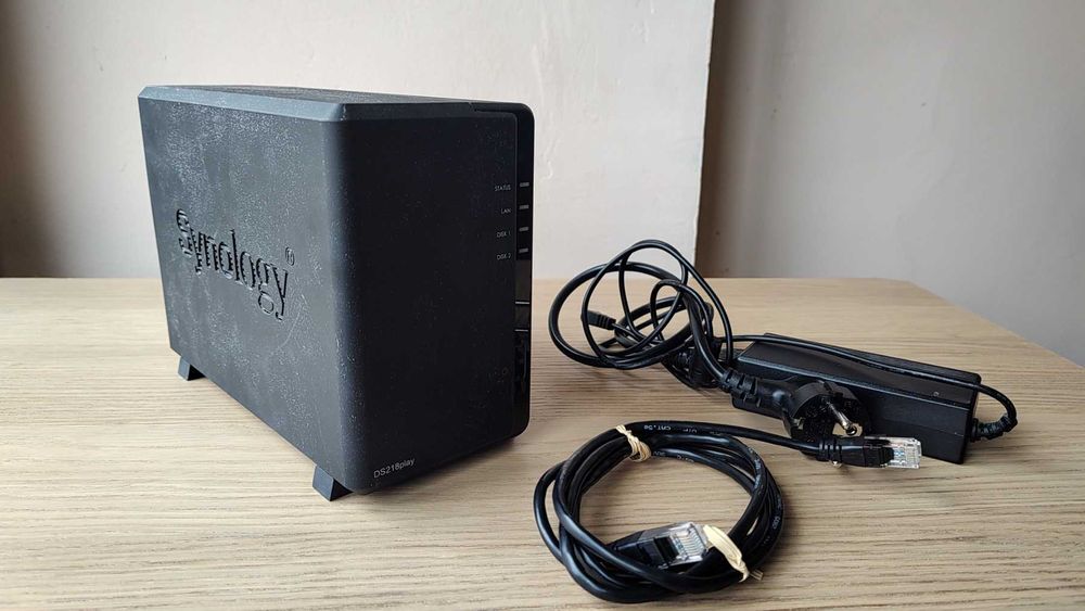 Synology NAS DiskStation DS218 PLAY - 4 ядрен 1.4GHz, 1GB ram
