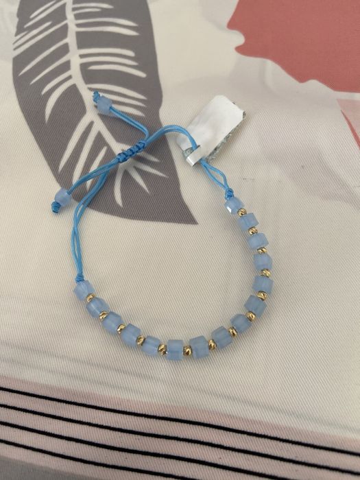 Браслет золотая, нитка 585 проба