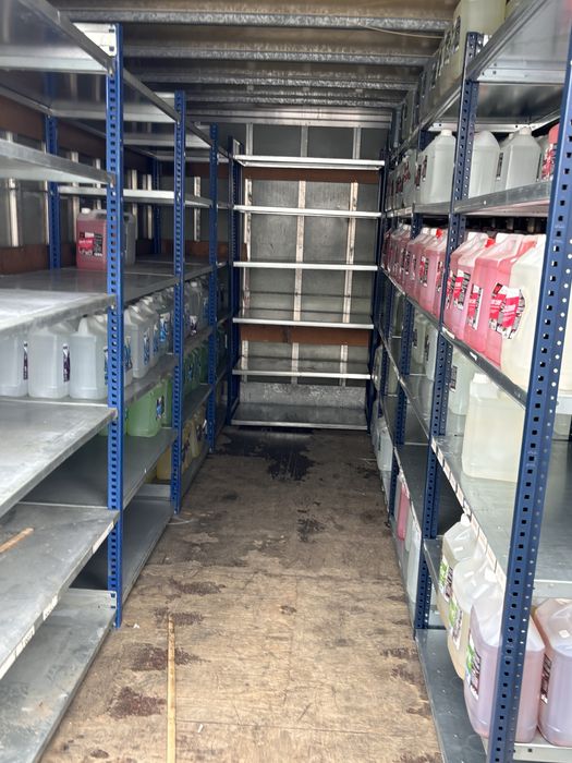 Rafturi cu polite zincate 600 adancime x 1000 mm x 2000 H