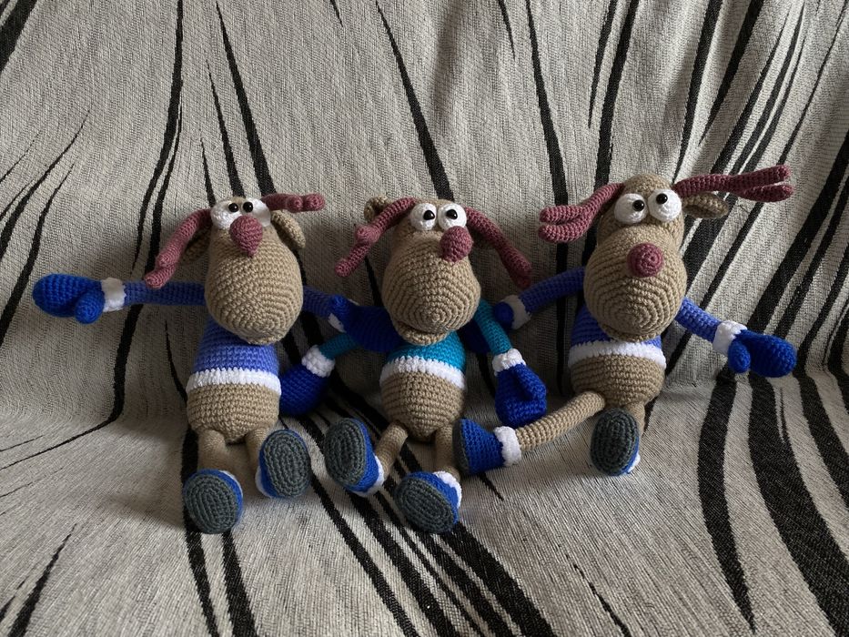 Вязанные крючком игрушки