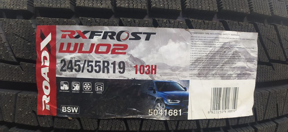 245/55R19 Roadx WU02