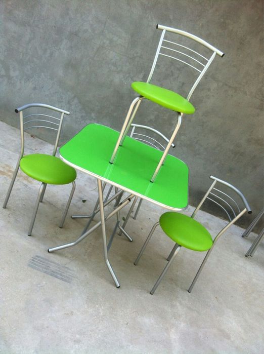 Stol stul uy kafe hovli terassa marojny stol stullar metall ot sehdan