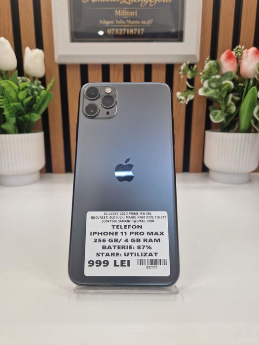 Iphone 11 Pro Max 256GB / 4GB RAM 87% Baterie Garantie! #55737