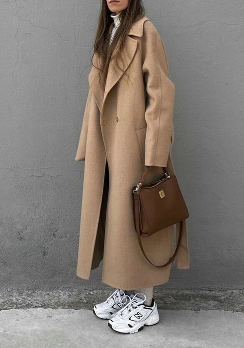 Palton lana Hande made Zara Limited