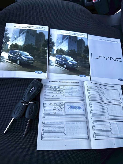 Ford Transit Custom 2.2 TDCI 9 Места 2x Клима, Серв. Книжка 173 000 КМ