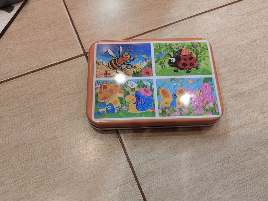 Пъзели в метална кутия КАТО НОВИ!!!