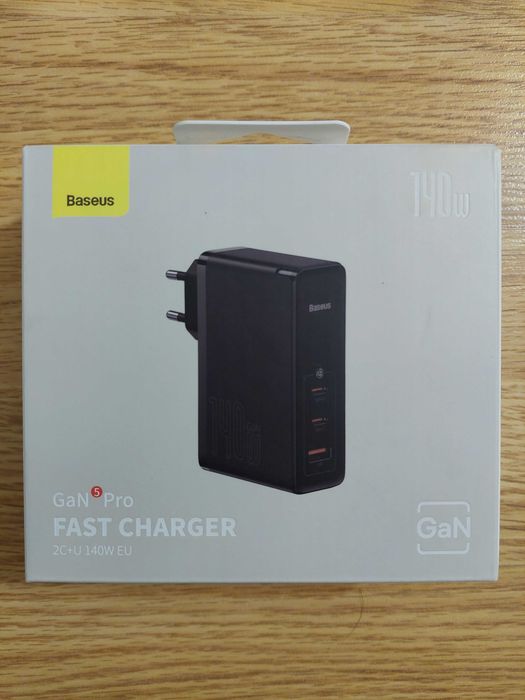 Incarcator Baseus GaN5 Pro USB si USB-C Quick Charge 140W Cablu USB-C