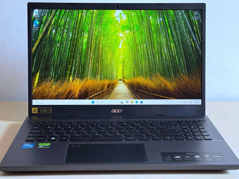 Бартер! Като НОВ! Гаранция! Acer Aspire 7 / 8 Ядрен Core i5-12450H / 16GB / RTX 3050 1.5TB SSD