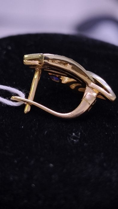 Серьги из красного золота