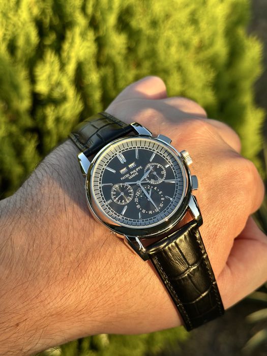 Patek philippe gray dial steel