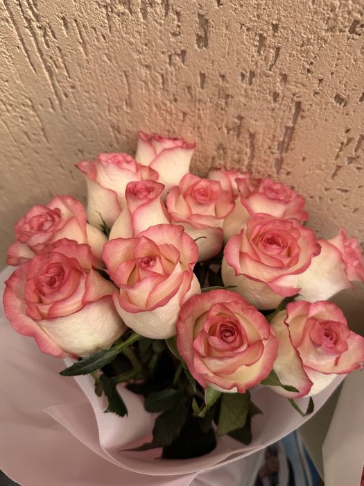 Свежие букеты роз