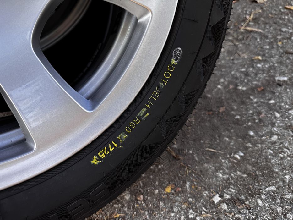 16” 5x120 7j ET20 с нови зимни гуми 205/55/16 Дот 25