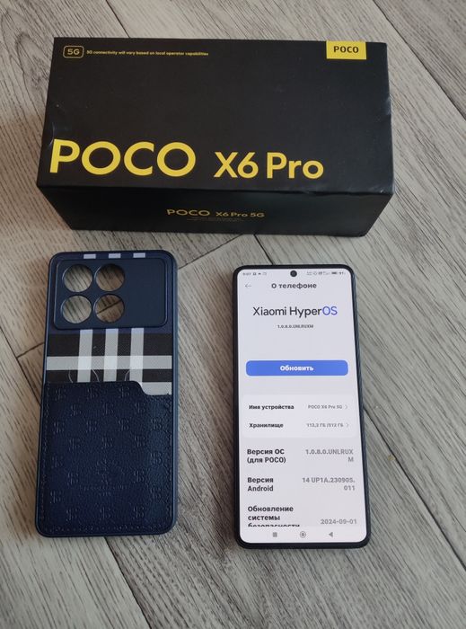 Смартфон Poco x6pro 12 .512