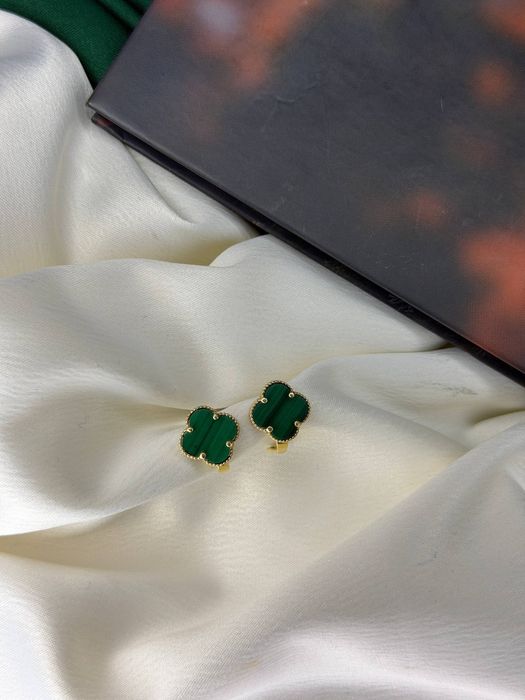 Серьги van cleef из золото 585 пробы