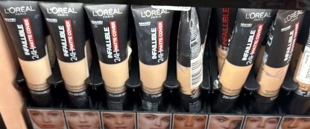 Фон дьо тен L’Oreal Paris Infaillible 24H Matte Cover 200,110,105,175.