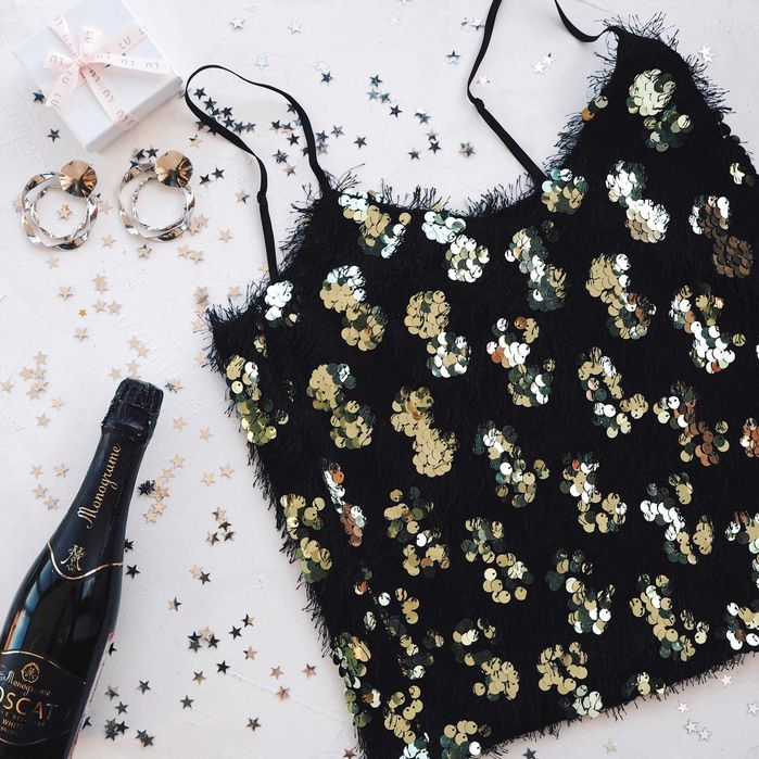 Нарядный топ Molils, новый, Россия, размер S-M