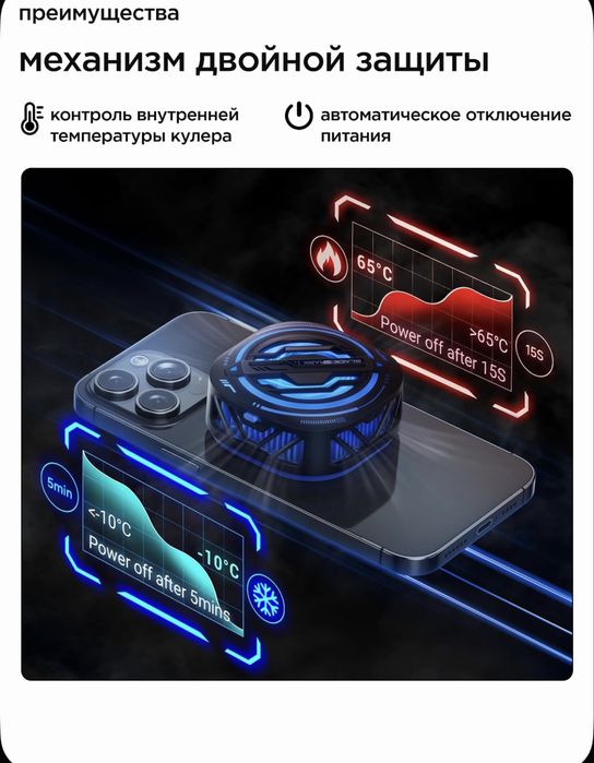 Кулер (magsafe) Black Shark 3 Pro PUBG,CALL of Duty итд.