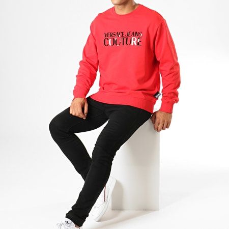 Мъжка блуза с дълъг ръкав Versace Jeans Couture Red / Black размер XL