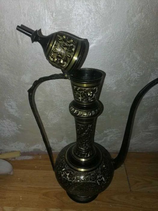 Винтидж чайник, ретро месингов