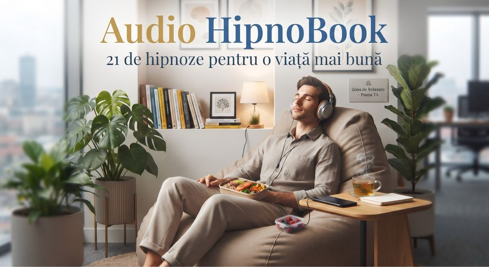 Pachet Audio HipnoBook: 21 de Hipnoze pentru o Viață Mai Bună Redescoperă Echilibrul | Eliberare de Stres și Anxietate | Obiceiuri Sănătoase