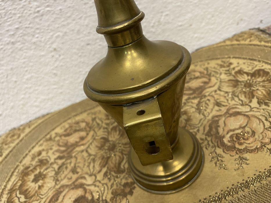Френска газена лампа от месинг
