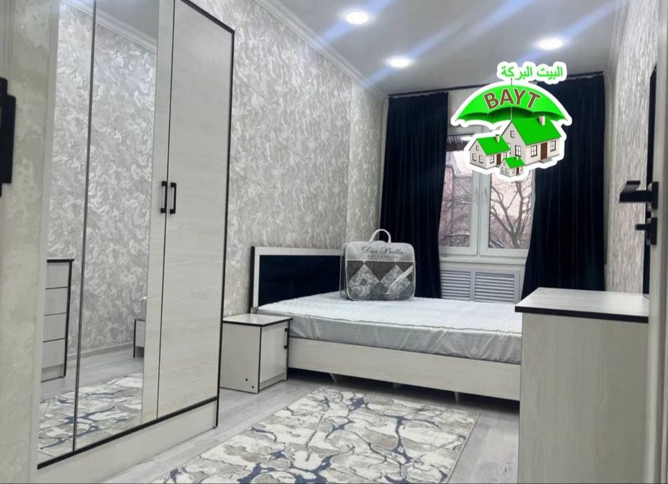 |МЕТРО ХАМЗА 50м² 1.5х6 ²3/3/4 ЕВРОРЕМОНТ меб+тех Чиланзар 5 продаётся