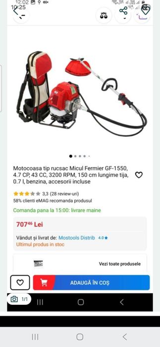 Motocositoare noua