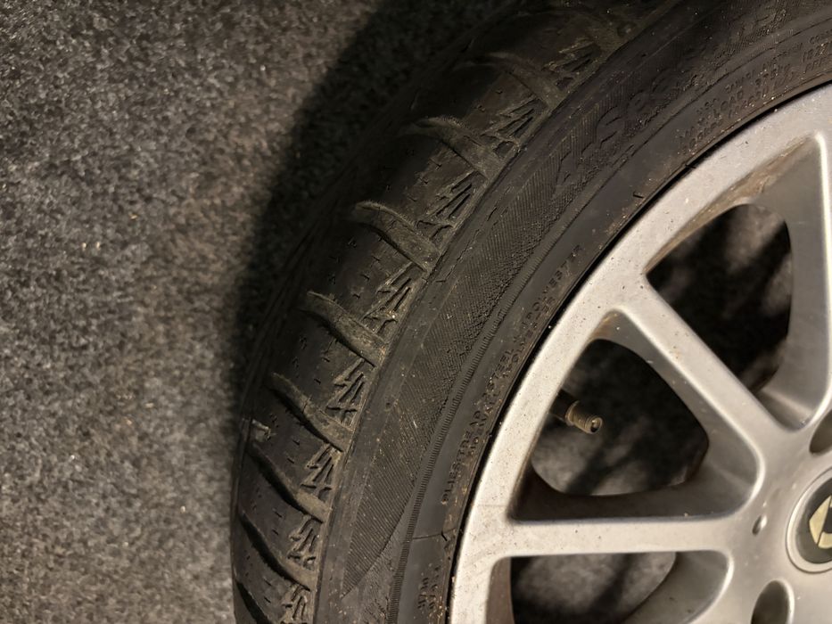 Jante cu cauciucuri Smart ForTwo stare foarte buna cauciucuri OK