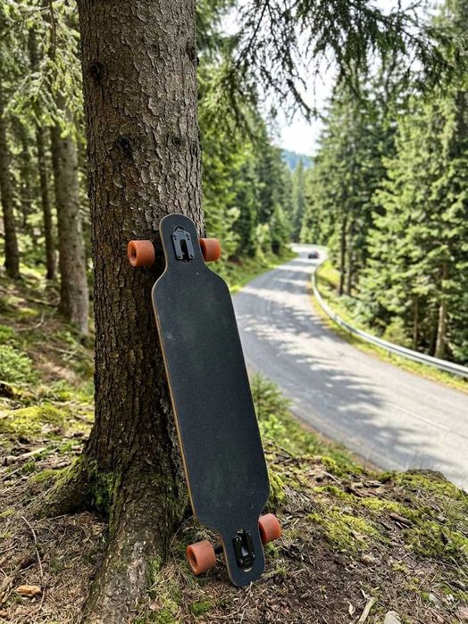 Longboard Kondition Yellow Monster 104*24 cm, Drop-Through – Stare foarte bună