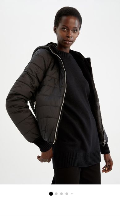 Дамско двулицево яке, водоустойчиво DeFacto